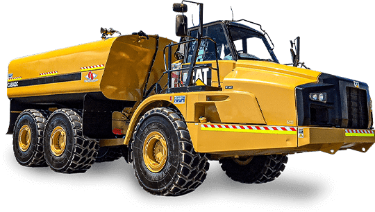 Off-Road Articulated Water Truck Far View